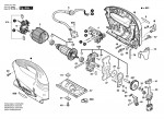 Bosch 3 603 D13 400 Pst 700 Pe Jig Saw 230 V / Eu Spare Parts